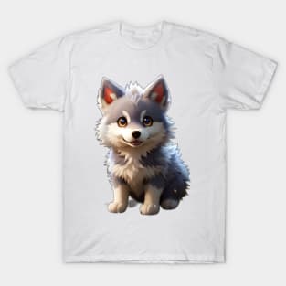 Adorable Pokemonlike Wolfie T-Shirt